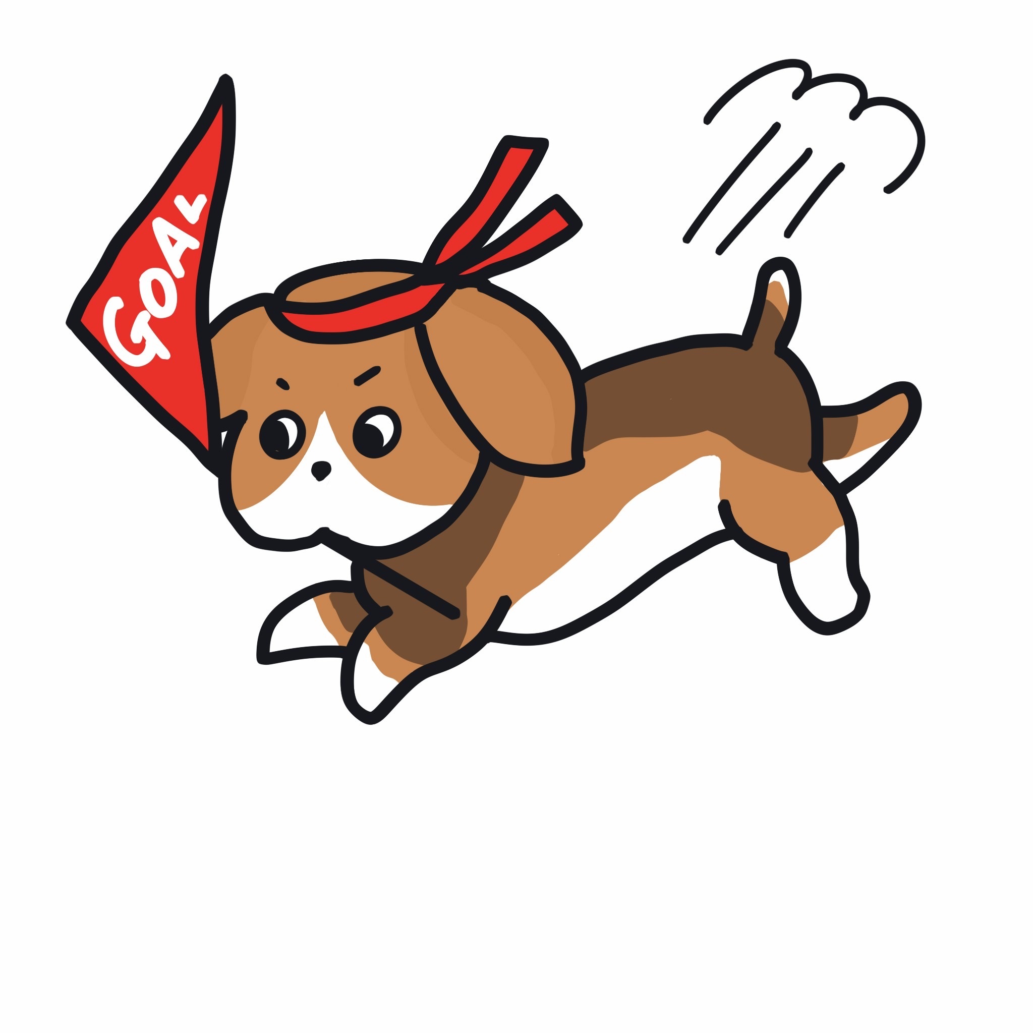 イヌのキャラクターイラスト