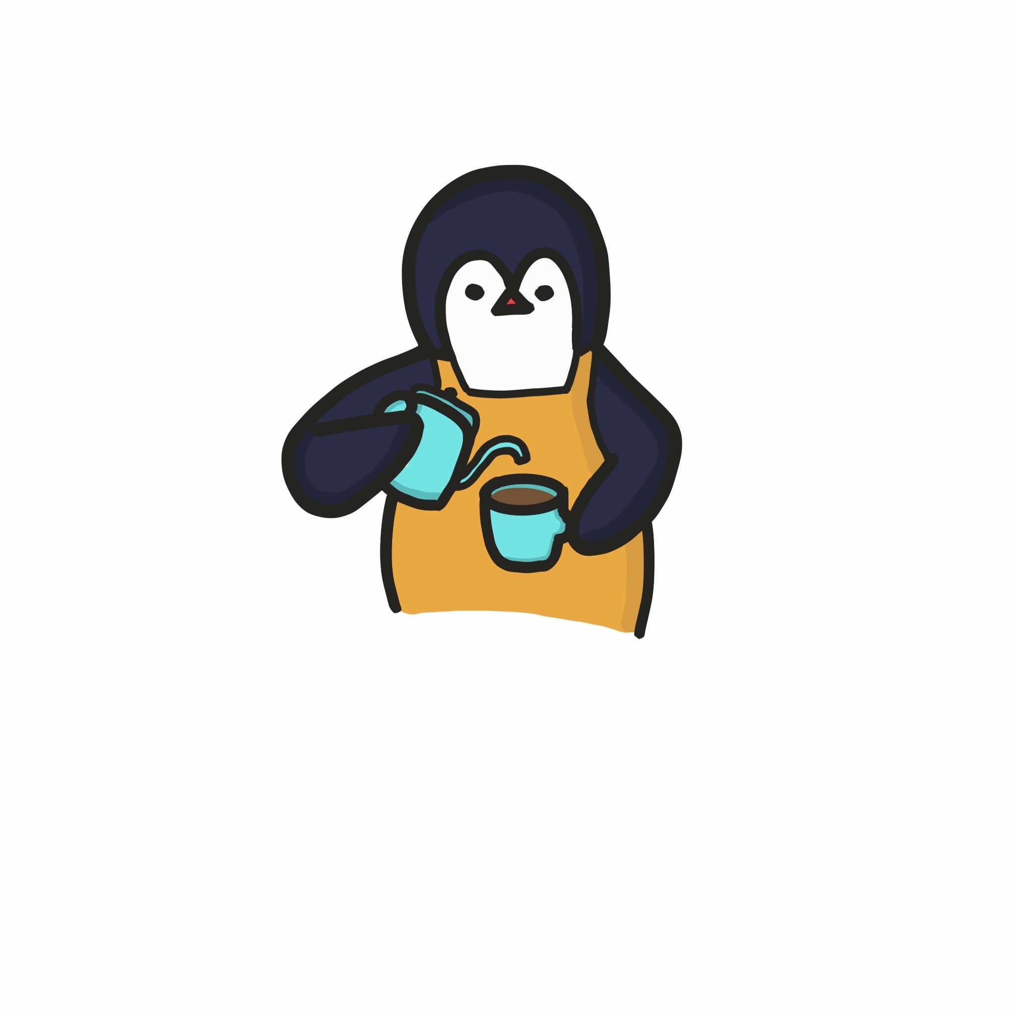 ペンギンのキャラクターイラスト