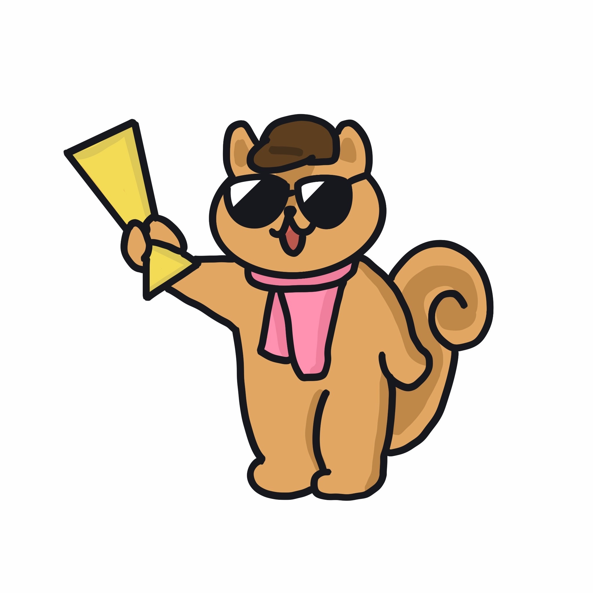 リスのキャラクターイラスト